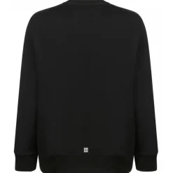 Givenchy - Black Logo Print Sweatshirt - Givenchy Exclusive Luxury Collection - Avvenice