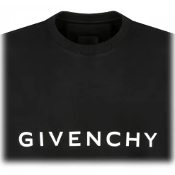 Givenchy - Black Logo Print Sweatshirt - Givenchy Exclusive Luxury Collection - Avvenice