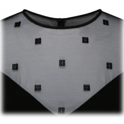 Givenchy - Black Long Sleeved Mid Dress - Givenchy Exclusive Luxury Collection - Avvenice