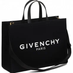 Givenchy - Black Medium Canvas G-Tote - Givenchy Exclusive Luxury Collection - Avvenice