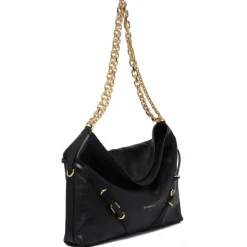 Givenchy - Black Medium Voyou Shoulder Bag - Givenchy Exclusive Luxury Collection - Avvenice