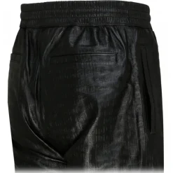 Givenchy - Black Nappa Leather Jogging Pants - Givenchy Exclusive Luxury Collection - Avvenice