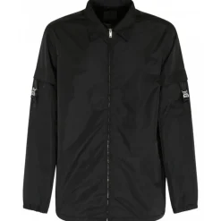Givenchy - Black Nylon Logo Clip Jacket - Givenchy Exclusive Luxury Collection - Avvenice