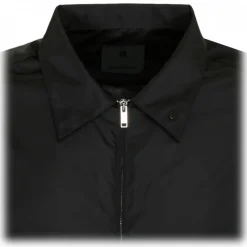 Givenchy - Black Nylon Logo Clip Jacket - Givenchy Exclusive Luxury Collection - Avvenice
