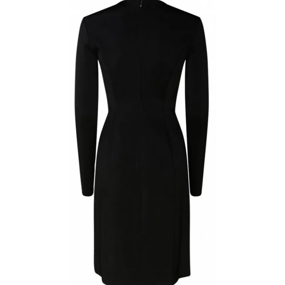 Givenchy - Black Pearl and Crystal Knitted Long Dress - Givenchy Exclusive Luxury Collection - Avvenice