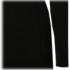 Givenchy - Black Pearl and Crystal Knitted Long Dress - Givenchy Exclusive Luxury Collection - Avvenice