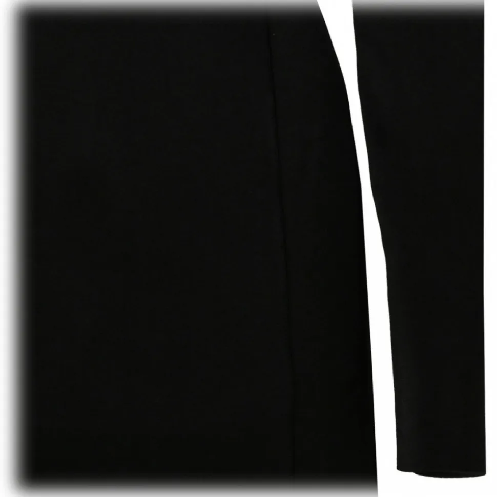 Givenchy - Black Pearl and Crystal Knitted Long Dress - Givenchy Exclusive Luxury Collection - Avvenice