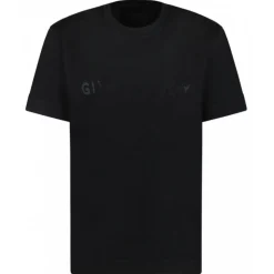 Givenchy - Black Rhinestones T-Shirt - Givenchy Exclusive Luxury Collection - Avvenice