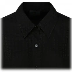 Givenchy - Black Silk Jacquard Shirt - Givenchy Exclusive Luxury Collection - Avvenice
