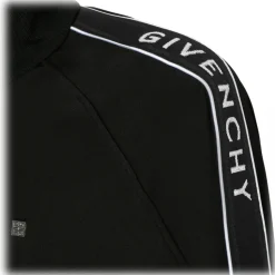 Givenchy - Black Technical Jersey Track Jacket - Givenchy Exclusive Luxury Collection - Avvenice