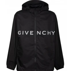 Givenchy - Black Windbreaker - Givenchy Exclusive Luxury Collection - Avvenice