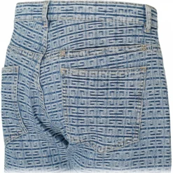 Givenchy - Blue Cotton Five Pockets Jeans - Givenchy Exclusive Luxury Collection - Avvenice