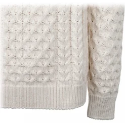 Givenchy - Givenchy Cream 4G Woven Knit Sweater - Givenchy Exclusive Luxury Collection - Avvenice