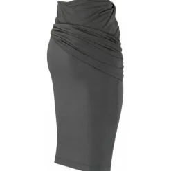 Givenchy - Grey Crepe Midi Skirt - Givenchy Exclusive Luxury Collection - Avvenice