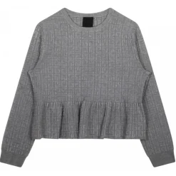 Givenchy - Grey Logo Jacquard T-Shirt - Givenchy Exclusive Luxury Collection - Avvenice