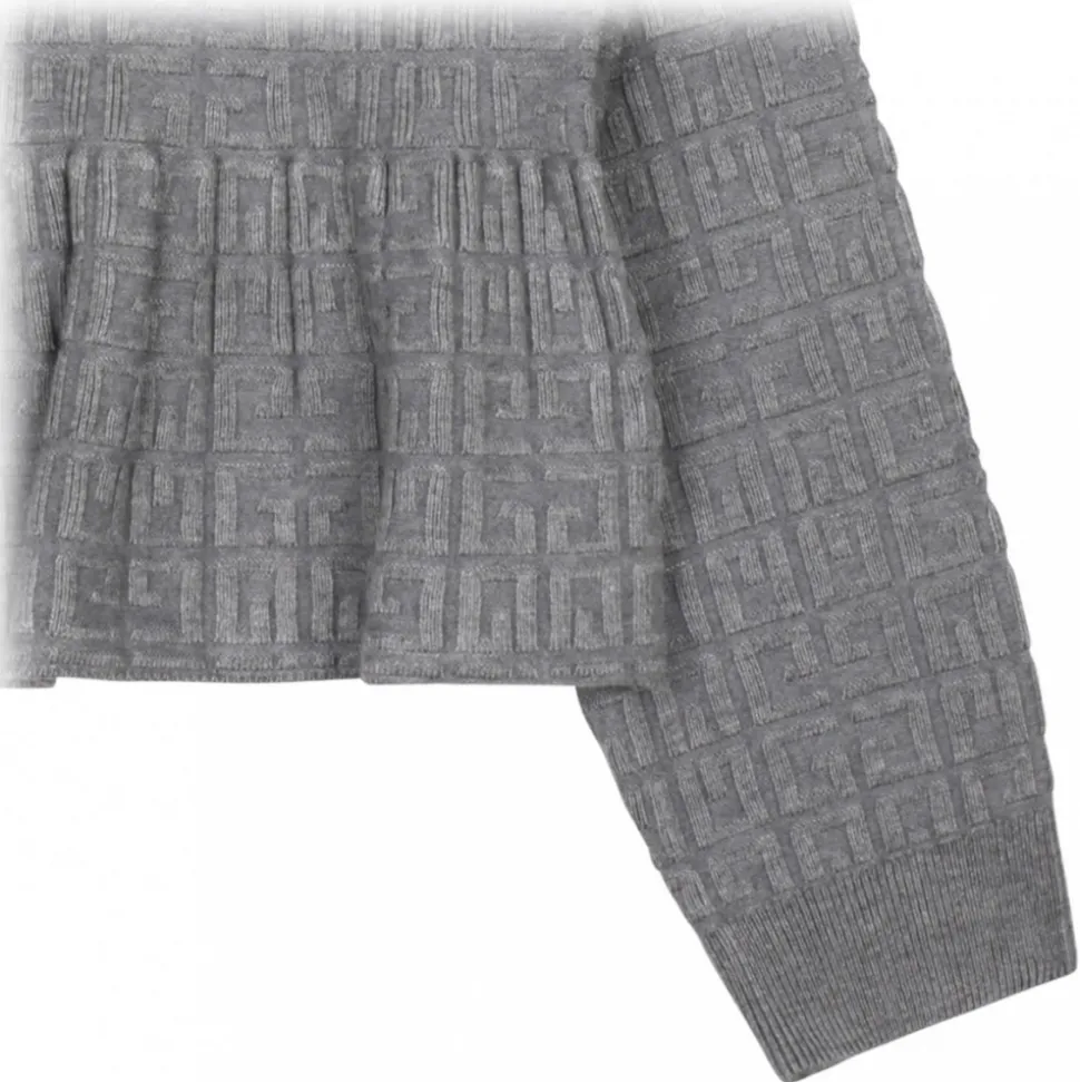 Givenchy - Grey Logo Jacquard T-Shirt - Givenchy Exclusive Luxury Collection - Avvenice