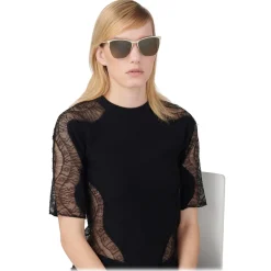 Givenchy - GV Halo Square Sunglasses - Ivory - Sunglasses - Givenchy Eyewear - Avvenice