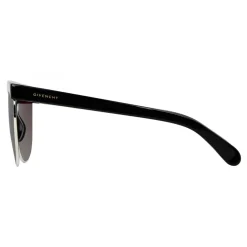 Givenchy - GV Squared Oversized Sunglasses in Acetate and Metal - Black - Sunglasses - Givenchy Eyewear - Avvenice