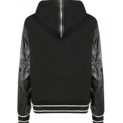 Givenchy - Hooded Varsity Jacket Black - Givenchy Exclusive Luxury Collection - Avvenice