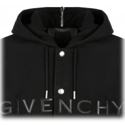 Givenchy - Hooded Varsity Jacket Black - Givenchy Exclusive Luxury Collection - Avvenice