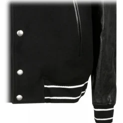 Givenchy - Hooded Varsity Jacket Black - Givenchy Exclusive Luxury Collection - Avvenice
