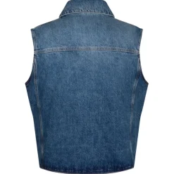 Givenchy - Indigo Blue Denim Vest - Givenchy Exclusive Luxury Collection - Avvenice