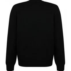 Givenchy - Inlay Logo Black Wool Pullover - Givenchy Exclusive Luxury Collection - Avvenice