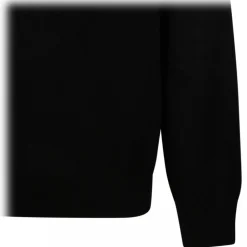 Givenchy - Inlay Logo Black Wool Pullover - Givenchy Exclusive Luxury Collection - Avvenice