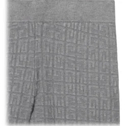 Givenchy - Kids Grey Logo Jacquard Leggings - Givenchy Exclusive Luxury Collection - Avvenice