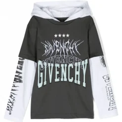 Givenchy - Kids Hoodie in Dark Grey - Givenchy Exclusive Luxury Collection - Avvenice