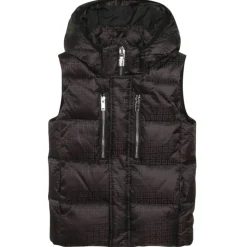 Givenchy - Kids Puffer Sleeveless Jacket in Black - Givenchy Exclusive Luxury Collection - Avvenice