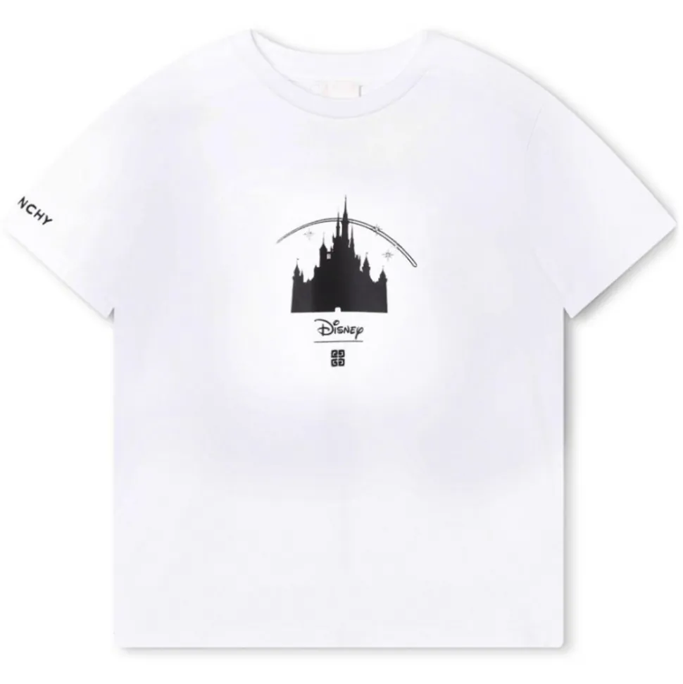 Givenchy - Kids Short Sleeve T-Shirt in White - Givenchy Exclusive Luxury Collection - Avvenice