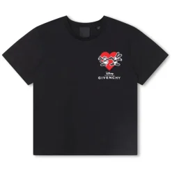 Givenchy - Kids Short Sleeve T-Shirt in Black - Givenchy Exclusive Luxury Collection - Avvenice