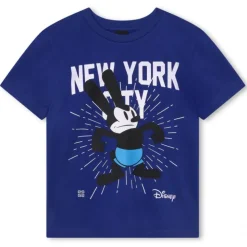Givenchy - Kids Short Sleeve T-Shirt in Blue - Givenchy Exclusive Luxury Collection - Avvenice