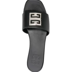 Givenchy - Logo-Plaque Detail Sandals - Givenchy Exclusive Luxury Collection - Avvenice