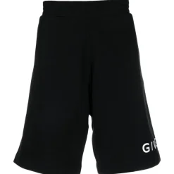 Givenchy - Logo-Print Jersey Bermuda Shorts - Givenchy Exclusive Luxury Collection - Avvenice