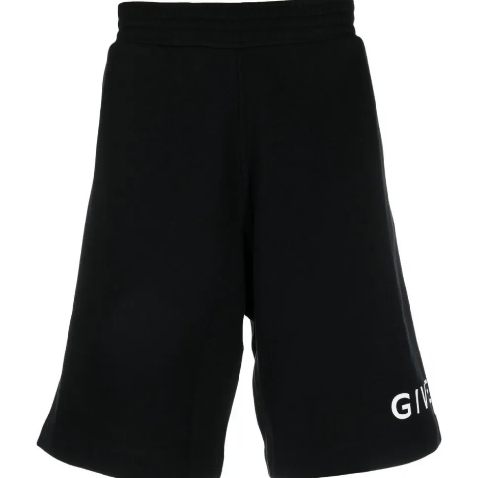 Givenchy - Logo-Print Jersey Bermuda Shorts - Givenchy Exclusive Luxury Collection - Avvenice