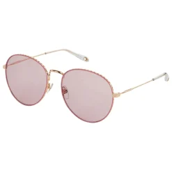 Givenchy - Metal Sunglasses with Rose Gold Finish Frames and Pink Lenses - Sunglasses - Givenchy Eyewear - Avvenice