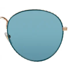 Givenchy - Metal Sunglasses with Pink Finish Frames and Green Lenses - Sunglasses - Givenchy Eyewear - Avvenice