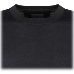 Givenchy - Midnight Blue Fine Knit Jumper - Givenchy Exclusive Luxury Collection - Avvenice