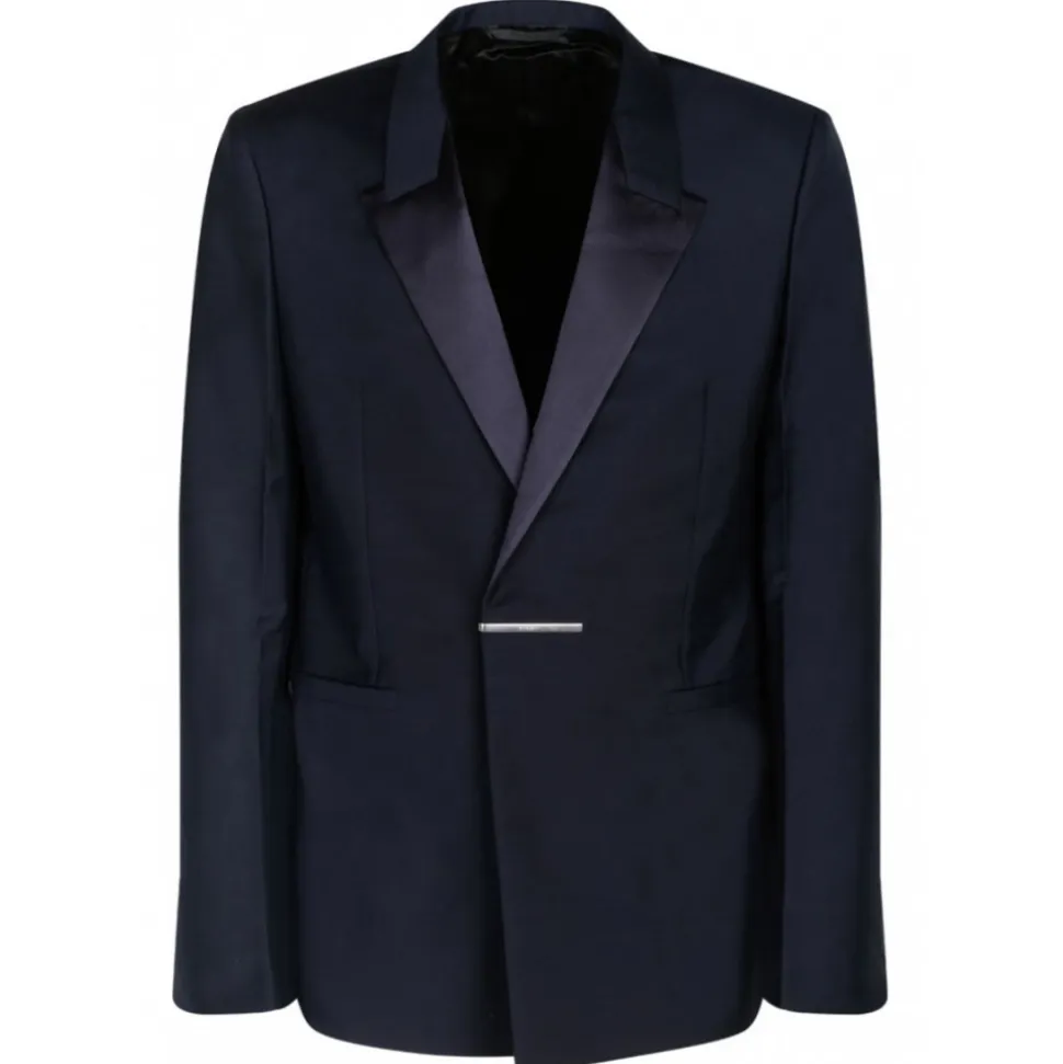 Givenchy - Night Blue Wool Blazer - Givenchy Exclusive Luxury Collection - Avvenice
