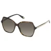 Givenchy - Oversized Sunglasses with Metal Soul Rings Gold and Brown Lenses - Sunglasses - Givenchy Eyewear - Avvenice