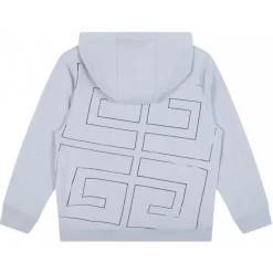 Givenchy - Pale Blue Hooded Sweatshirt - Givenchy Exclusive Luxury Collection - Avvenice