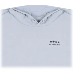 Givenchy - Pale Blue Hooded Sweatshirt - Givenchy Exclusive Luxury Collection - Avvenice