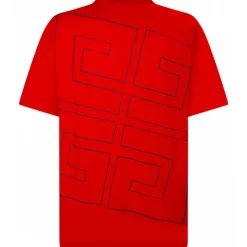 Givenchy - Red 4G T-Shirt - Givenchy Exclusive Luxury Collection - Avvenice