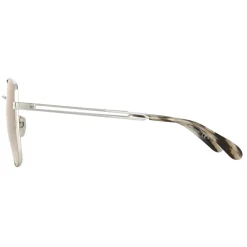 Givenchy - Sunglasses GV Double Wire in Metal - Silver Brown - Sunglasses - Givenchy Eyewear - Avvenice