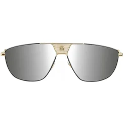 Givenchy - Sunglasses Unisex GV Mesh in Metal - Gold Grey Silver - Sunglasses - Givenchy Eyewear - Avvenice