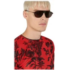 Givenchy - Sunglasses Unisex GV Mesh in Metal - Black Grey Gold - Sunglasses - Givenchy Eyewear - Avvenice