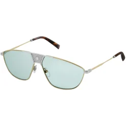 Givenchy - Sunglasses Unisex GV Mesh in Metal - Gold Blue - Sunglasses - Givenchy Eyewear - Avvenice