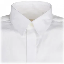 Givenchy - White Logo Plaque Shirt - Givenchy Exclusive Luxury Collection - Avvenice